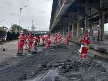 Se realizan acciones de recolecci&oacute;n de residuos, pero a&uacute;n no se restablece en su totalidad