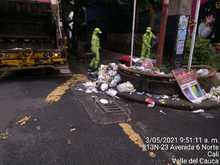 Se realizan acciones de recolecci&oacute;n de residuos, pero a&uacute;n no se restablece en su totalidad