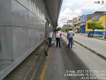 Limpieza y recolecci&oacute;n de escombros, labores de Infraestructura tras jornadas de protesta