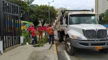Limpieza y recolecci&oacute;n de escombros, labores de Infraestructura tras jornadas de protesta