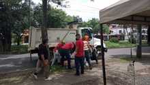 Administracion Distrital continua la recoleccion de escombros y residuos solidos en Cali
