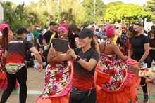 La bandera colombiana, entre arte y paz