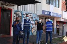 Oficinas de los CALI y casetas comunales se vistieron con la bandera de la paz