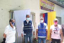 Oficinas de los CALI y casetas comunales se vistieron con la bandera de la paz