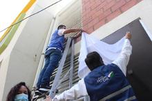 Oficinas de los CALI y casetas comunales se vistieron con la bandera de la paz