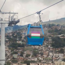 Regres&oacute; el MIO Cable para movilizar a la Comuna 20