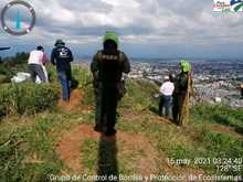 Diez cambuches fueron destruidos en el Cerro de La Bandera