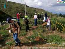 Diez cambuches fueron destruidos en el Cerro de La Bandera