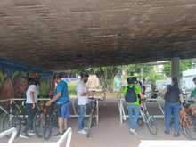 Viernes culturales de movilidad en bici en la Alcald&iacute;a de Cali