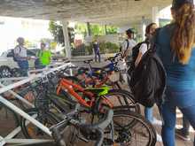 Viernes culturales de movilidad en bici en la Alcald&iacute;a de Cali