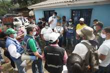 En el corregimiento Golondrinas, Alcald&iacute;a adelant&oacute; di&aacute;logos con comunidad e invasores 