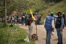 En el corregimiento Golondrinas, Alcald&iacute;a adelant&oacute; di&aacute;logos con comunidad e invasores 