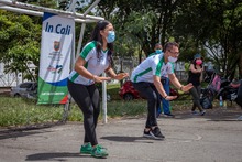 In Cali volvi&oacute; a activar a sus usuarios en los parques de Cali Ciudad Deportiva