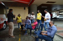 A trav&eacute;s de la donaci&oacute;n de sangre, funcionarios de la Emru, el Dagma y Vivienda, salvan vidas. 