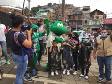 Ni&ntilde;os de la UTS Cuna de Campeones de la comuna 20 se apropian de su territorio.