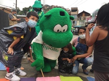 Ni&ntilde;os de la UTS Cuna de Campeones de la comuna 20 se apropian de su territorio.