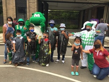 Ni&ntilde;os de la UTS Cuna de Campeones de la comuna 20 se apropian de su territorio.