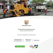 La Secretar&iacute;a de Infraestructura rinde cuentas a los cale&ntilde;os este 25 de junio