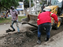 Despu&eacute;s de 37 a&ntilde;os las v&iacute;as del barrio Santa M&oacute;nica Popular recibieron mantenimiento vial