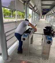 Contin&uacute;an los trabajos de recuperaci&oacute;n en las estaciones del MIO