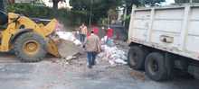Grupo operativo de Infraestructura retira escombros del sector Mel&eacute;ndez
