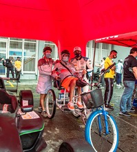 &Oacute;scar Tunjo y Osm&iacute;n Hern&aacute;ndez le pusieron adrenalina a la Ciclovida de Cali