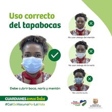 Uso correcto del tapabocas