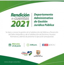 Rendici&oacute;n de Cuentas del Departamento Administrativo de Gesti&oacute;n Jur&iacute;dica Publica