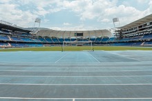 Guillermo De Amores, arquero titular del Deportivo Cali, recibi&oacute; el mi&eacute;rcoles (07.07.2021) la segunda dosis de la vacuna Pfizer contra el covid-19, en el megacentro del estadio ol&iacute;mpico Pascual Guerrero.