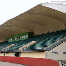 Mediante p&oacute;liza del Distrito fue reparada la lona del Patin&oacute;dromo Mundialista 