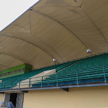 Mediante p&oacute;liza del Distrito fue reparada la lona del Patin&oacute;dromo Mundialista 