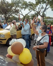 &iexcl;Los taxistas cale&ntilde;os renovaron su fe en el Parque Panamericano!