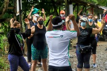 Por medio del deporte, senderistas celebran el cumplea&ntilde;os 485 de Cali