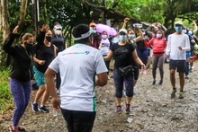 Por medio del deporte, senderistas celebran el cumplea&ntilde;os 485 de Cali