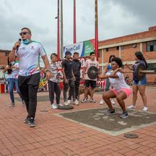 Con actividad f&iacute;sica, exhibiciones deportivas y recreaci&oacute;n, cale&ntilde;os celebraron el cumplea&ntilde;os 485 de la ciudad