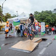 Con actividad f&iacute;sica, exhibiciones deportivas y recreaci&oacute;n, cale&ntilde;os celebraron el cumplea&ntilde;os 485 de la ciudad