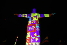 Un espect&aacute;culo tecnol&oacute;gico en el cerro de Cristo Rey cerr&oacute; la noche del cumplea&ntilde;os 485 de Cali