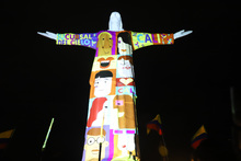 Un espect&aacute;culo tecnol&oacute;gico en el cerro de Cristo Rey cerr&oacute; la noche del cumplea&ntilde;os 485 de Cali