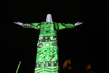 Un espect&aacute;culo tecnol&oacute;gico en el cerro de Cristo Rey cerr&oacute; la noche del cumplea&ntilde;os 485 de Cali