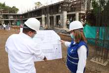 A buen ritmo avanzan las obras en la Instituci&oacute;n Jos&eacute; Mar&iacute;a Vivas Balc&aacute;zar