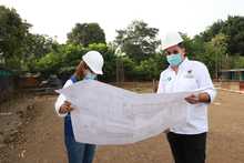 A buen ritmo avanzan las obras en la Instituci&oacute;n Jos&eacute; Mar&iacute;a Vivas Balc&aacute;zar