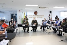 Ante convocatoria de movilizaciones, se activ&oacute; el Puesto de Mando Unificado