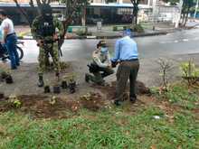 Proceso de recuperaci&oacute;n ambiental  de zonas afectadas por el Paro Nacional