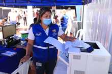 Contribuyentes aprovecharon el Papayazo y otros beneficios en la Primera Feria de Servicios Tributarios