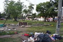 Intervenci&oacute;n humanitaria a la poblaci&oacute;n migrante en las afueras de la Terminal de Transporte de Cali