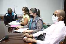 Mesa de di&aacute;logo con personas en condici&oacute;n de discapacidad en el Centro Cultural de Cali