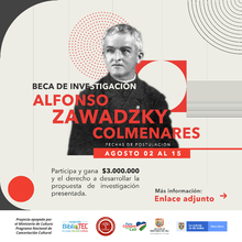 Est&aacute; abierta convocatoria para postularse a la Beca de investigaci&oacute;n fondo documental &lsquo;Alfonso Zawadzky Colmenares&rsquo;