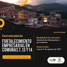 Nuevas convocatorias para seguir reactivando la econom&iacute;a de Cali