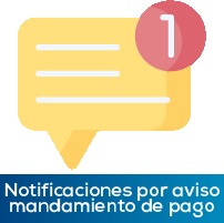 Notificaci&oacute;n por aviso mandamiento de pago