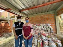 Bienestar Social presente en la olla comunitaria "Unidos por la Buitrera"